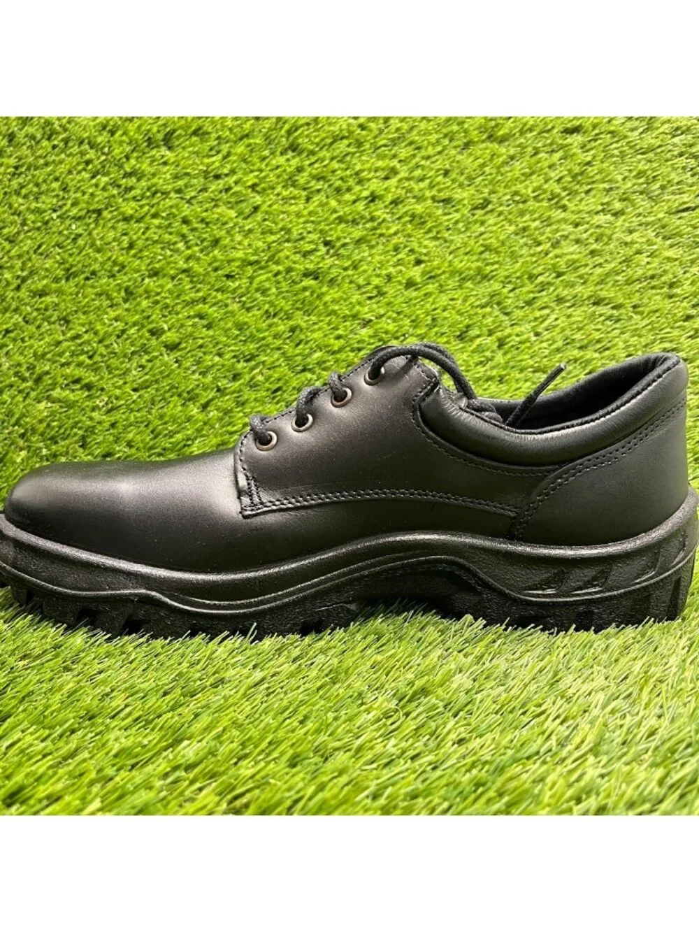 Rocky TMC 5000 Mens Size 13E Black Leather Slip-Resistant Oxford Work Shoes